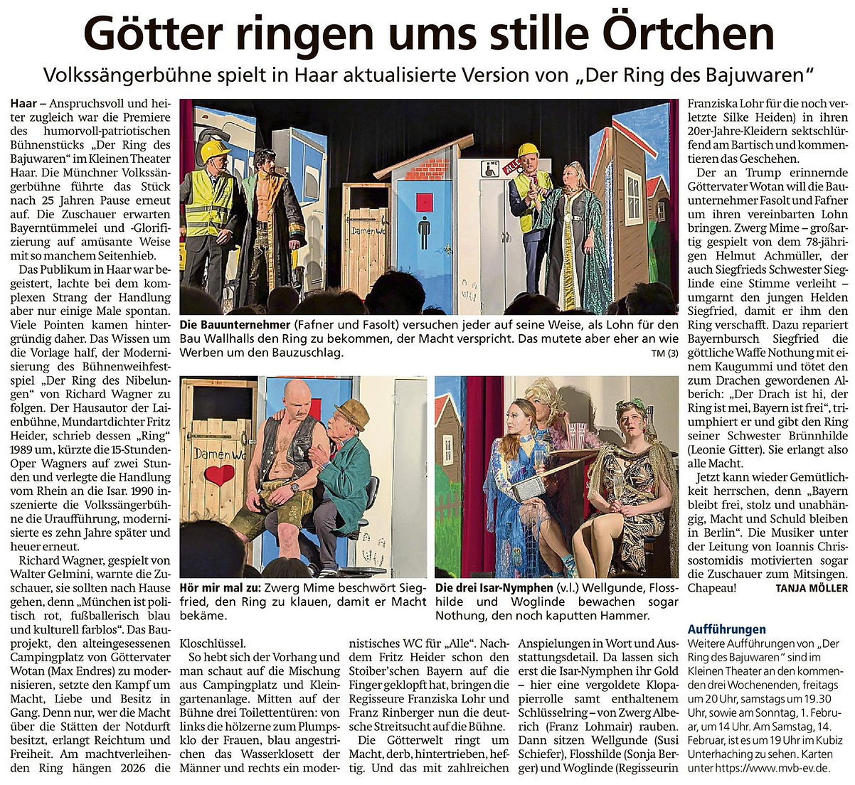 Zeitungsartikel Merkur