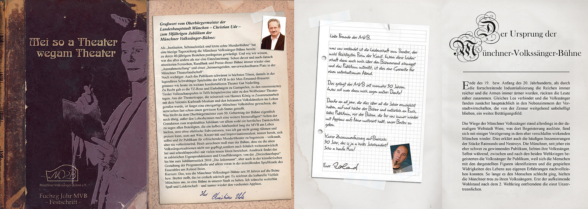 50 Jahre MVB – Festschrift Seiten 1 bis 4